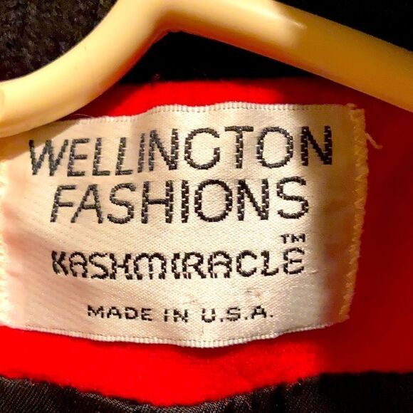 Wellington Fashions Kashmiracle Pea Coat Vintage - Picture 8 of 8